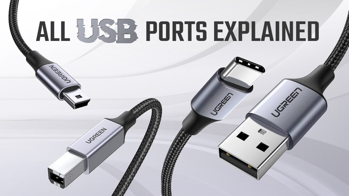 All Types of USB Ports Explained & How to Identify them