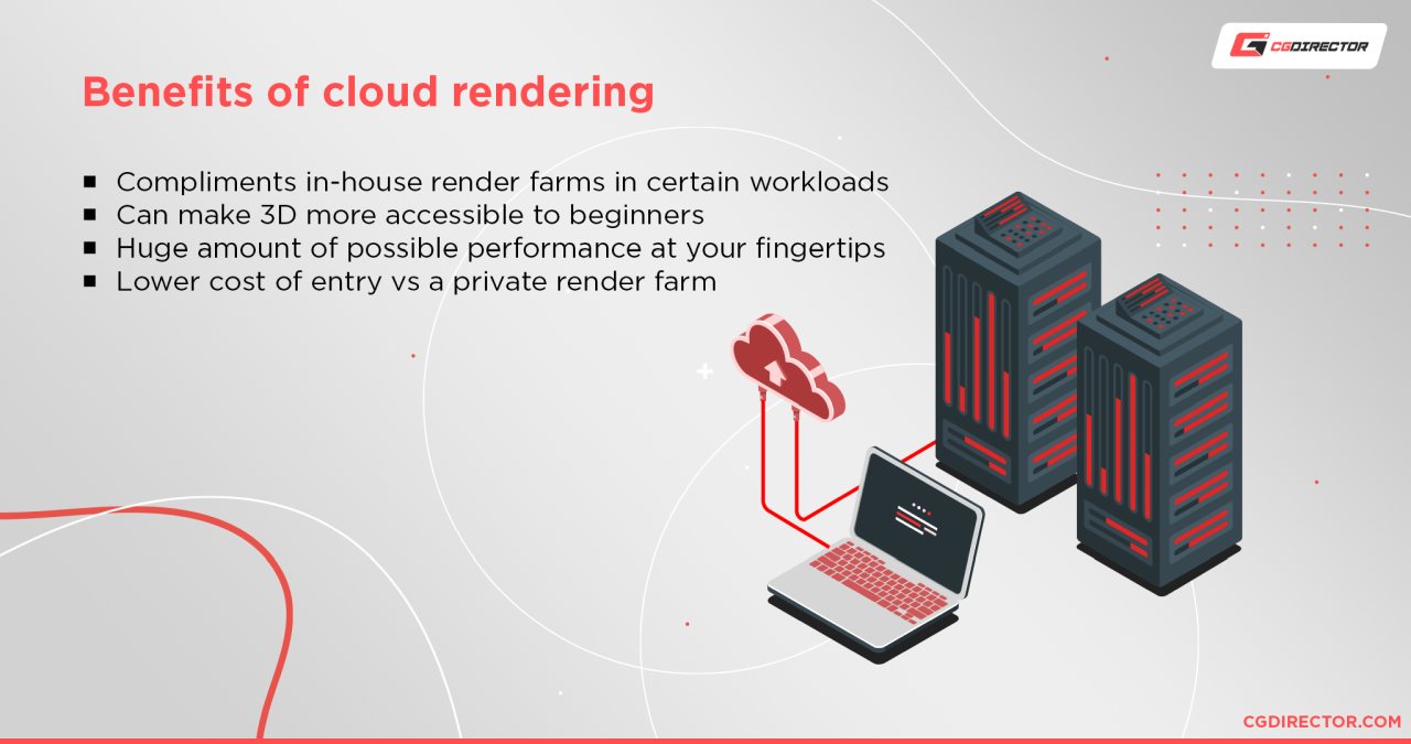 Benefits of cloud rendering