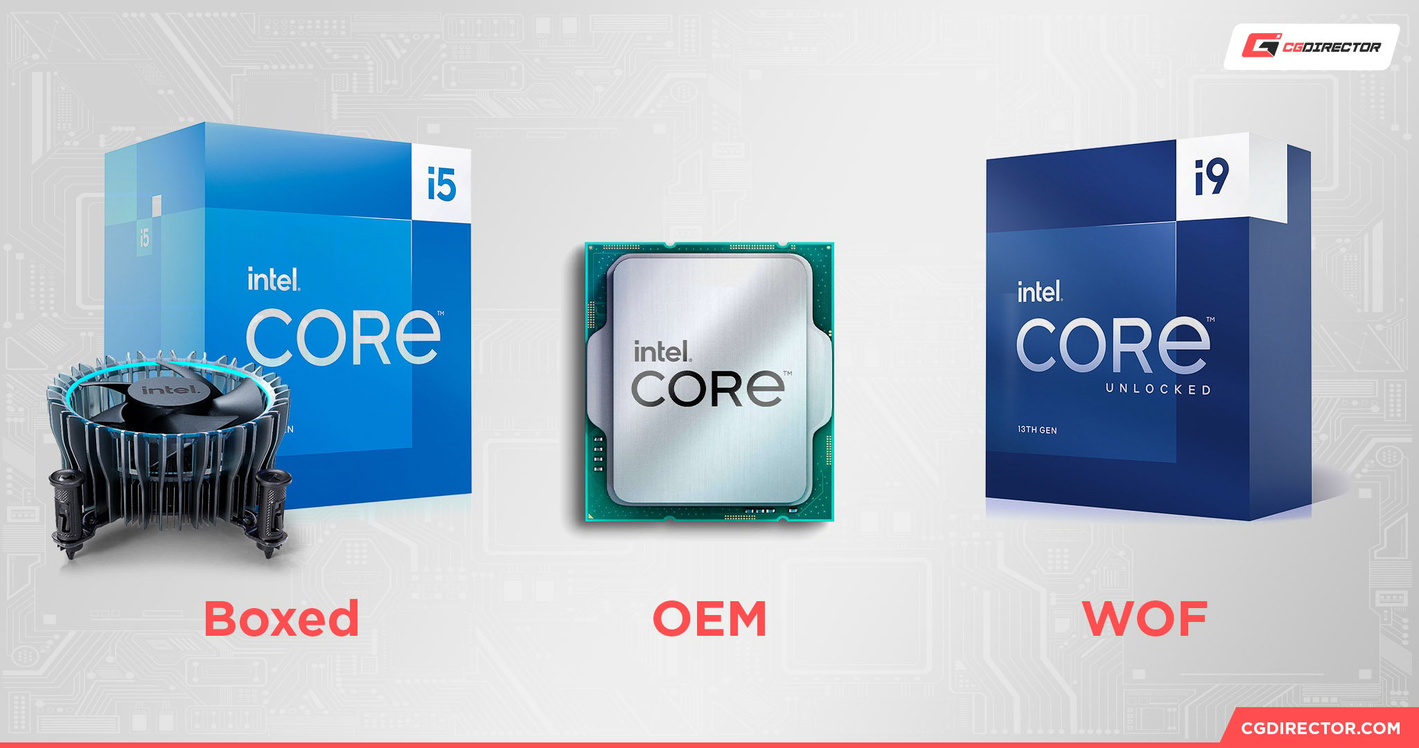 Boxed vs Tray vs WOF CPU