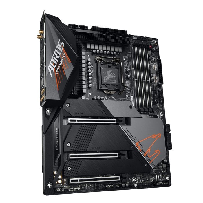 Gigabyte Z590 Aorus Master flat