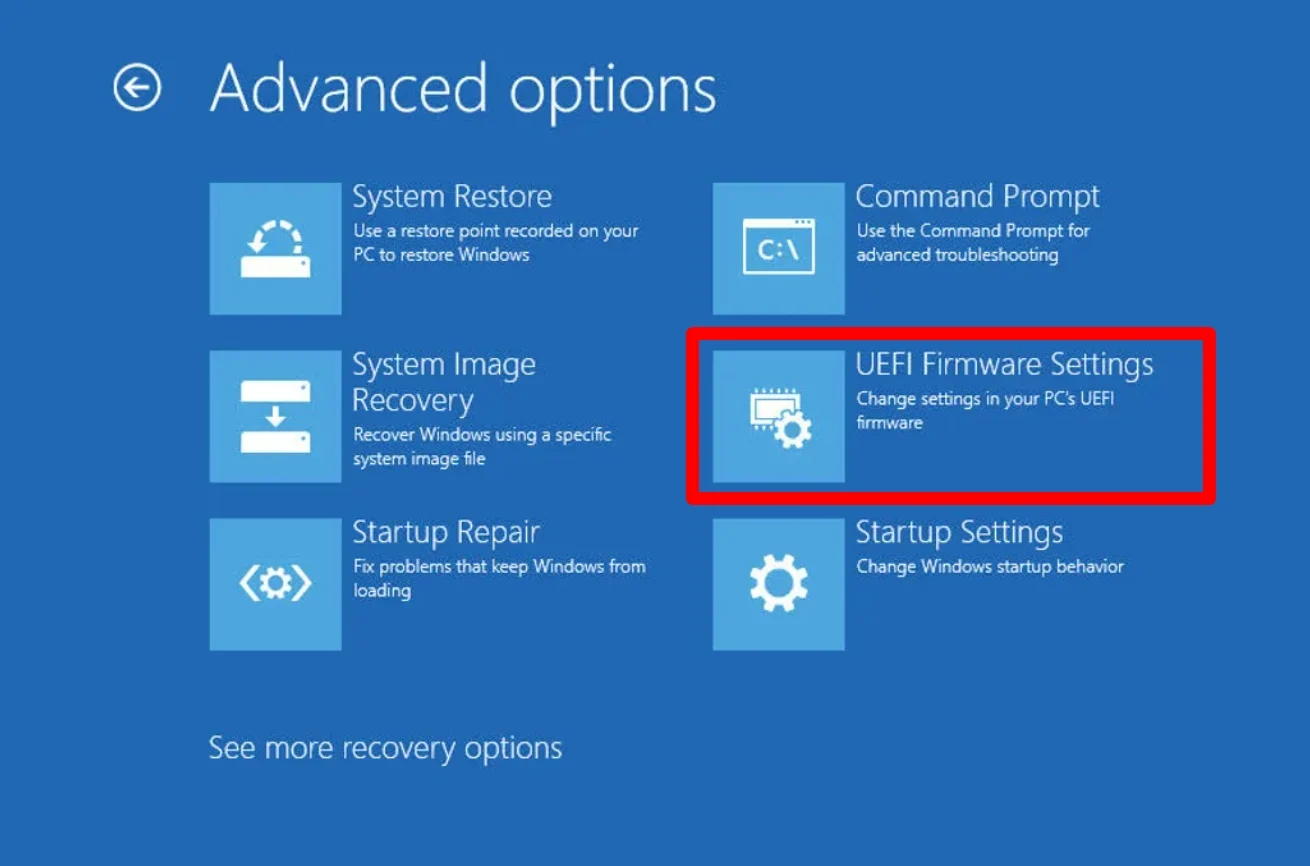 UEFI Firmware Settings